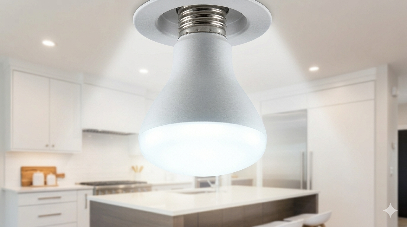 Mastery Mart Canada - 120 Pacs of BR30 LED Bulb, 10W Dimmable, 65 Watt Equivalent 700 Lumen, E26 Base, UL and Energy Star