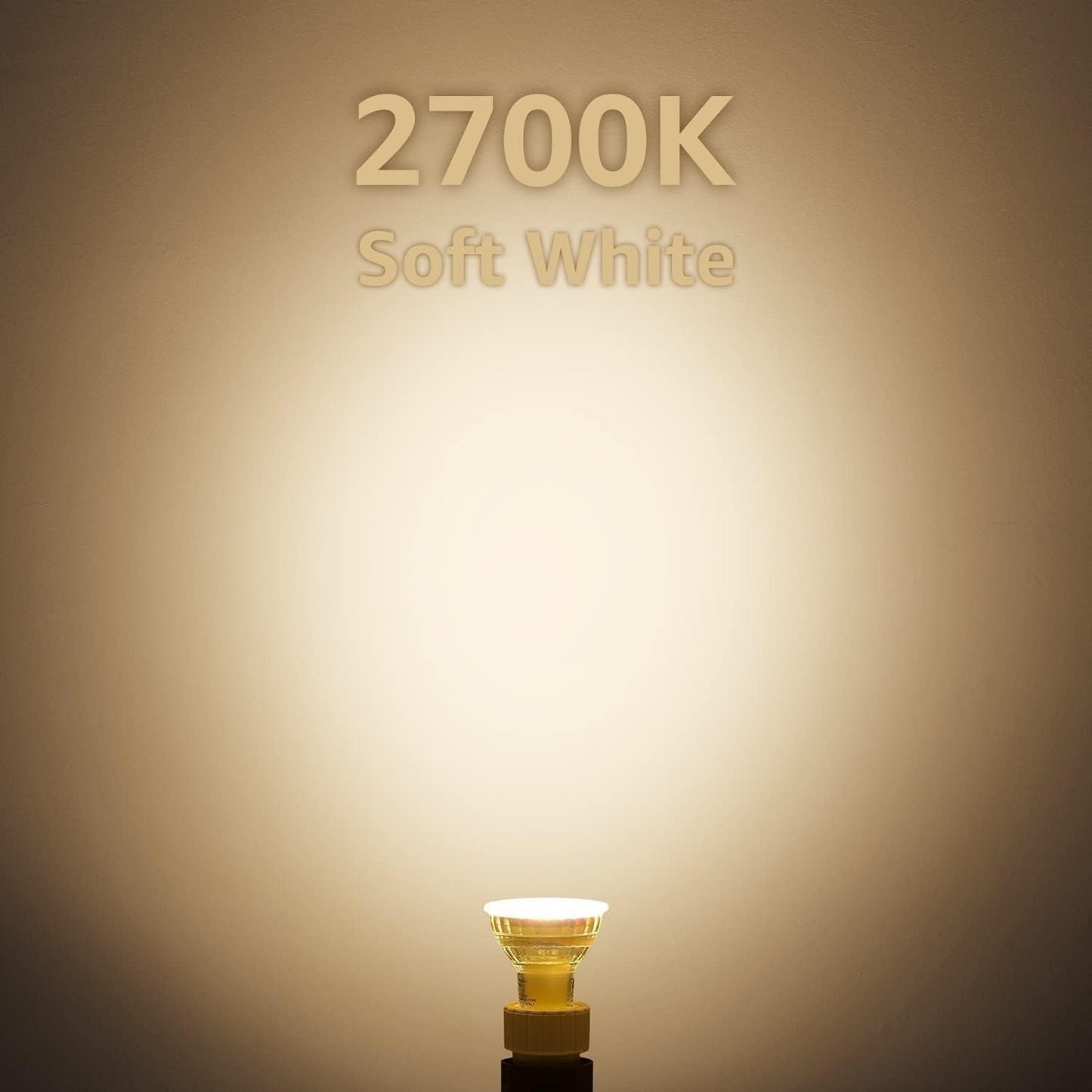 Mastery Mart GU10 LED Bulbs Dimmable, 5.5W Bright 5000K Daylight White 50W Halogen Equivalent, 400lm Energy Star certificated 10 Pack