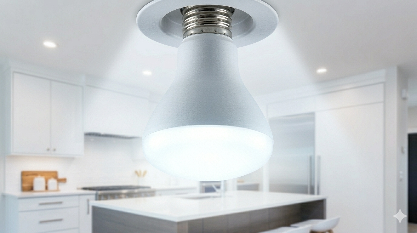 Mastery Mart Canada - 120 Pacs of BR30 LED Bulb, 10W Dimmable, 65 Watt Equivalent 700 Lumen, E26 Base, UL and Energy Star