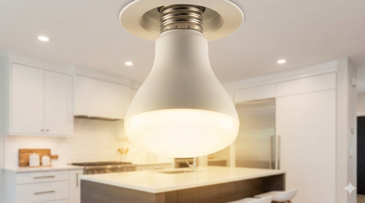 Mastery Mart Canada - 120 Pacs of BR30 LED Bulb, 10W Dimmable, 65 Watt Equivalent 700 Lumen, E26 Base, UL and Energy Star